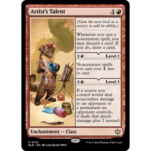 Magic: The Gathering Artist's Talent (124) Lightly Played