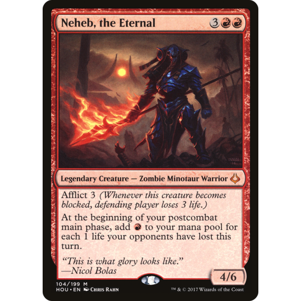 Magic: The Gathering Neheb, the Eternal (104) Lightly Played