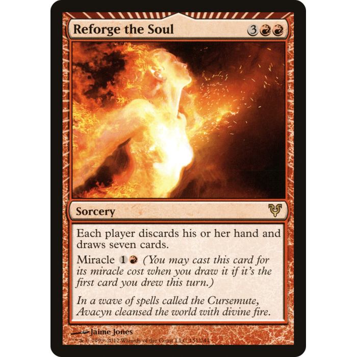 Magic: The Gathering Reforge the Soul (151) Lightly Played