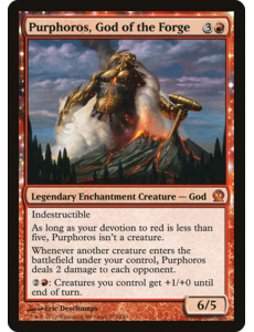 Magic: The Gathering Purphoros, God of the Forge (135) Lightly Played