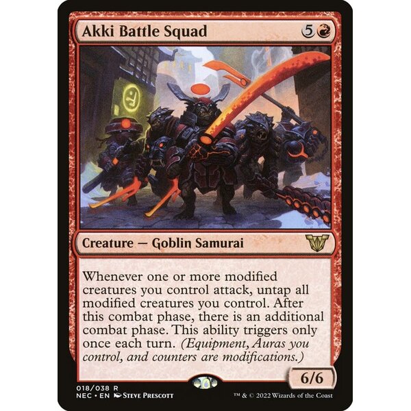 Magic: The Gathering Akki Battle Squad (018) Lightly Played
