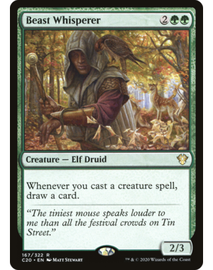 Magic: The Gathering Beast Whisperer (167) Lightly Played