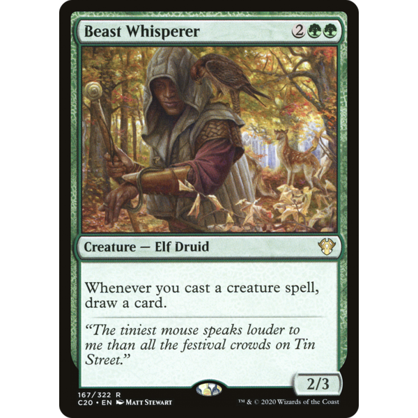 Magic: The Gathering Beast Whisperer (167) Lightly Played