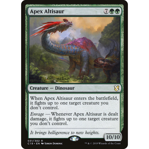 Magic: The Gathering Apex Altisaur (031) Lightly Played