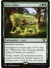 Magic: The Gathering Bear Umbra (113) Lightly Played