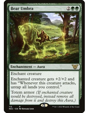 Magic: The Gathering Bear Umbra (113) Lightly Played