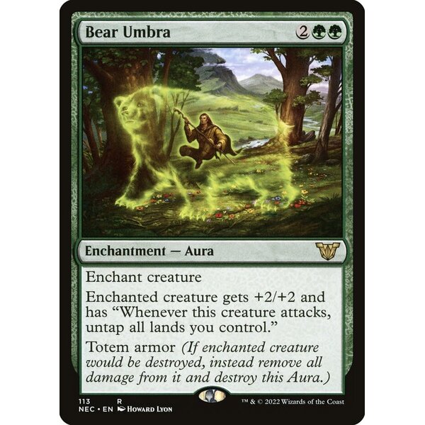 Magic: The Gathering Bear Umbra (113) Lightly Played
