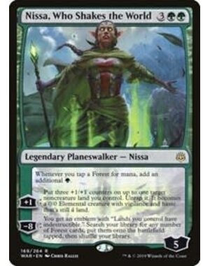 Magic: The Gathering Nissa, Who Shakes the World (169) Lightly Played
