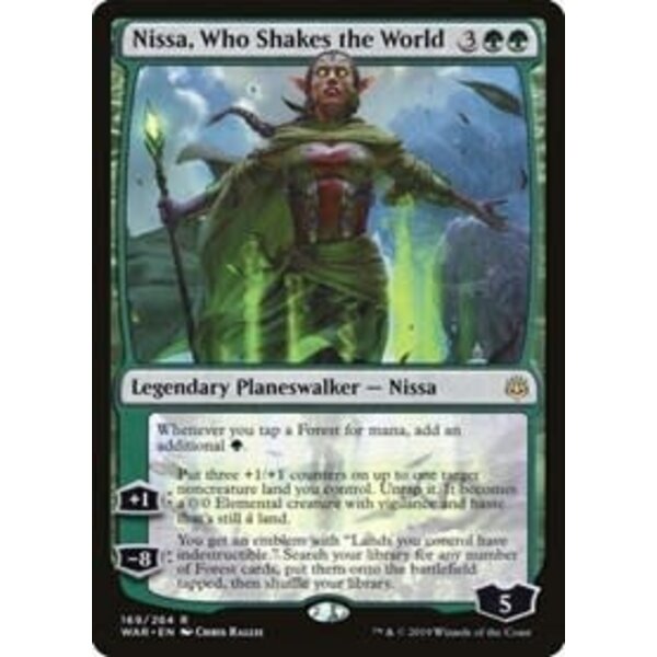 Magic: The Gathering Nissa, Who Shakes the World (169) Lightly Played