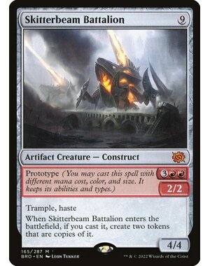 Magic: The Gathering Skitterbeam Battalion (165) Lightly Played Foil