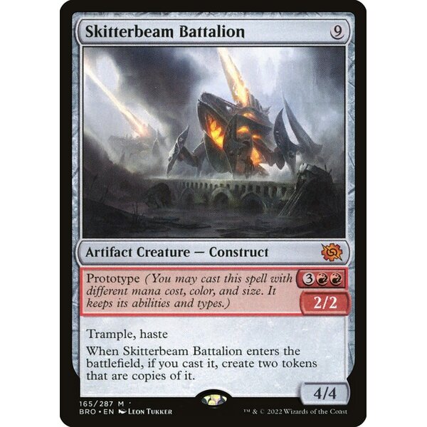 Magic: The Gathering Skitterbeam Battalion (165) Lightly Played Foil