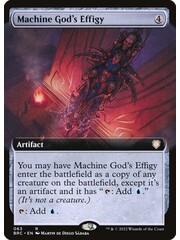 Magic: The Gathering Machine God's Effigy (Extended Art) (063) Lightly Played