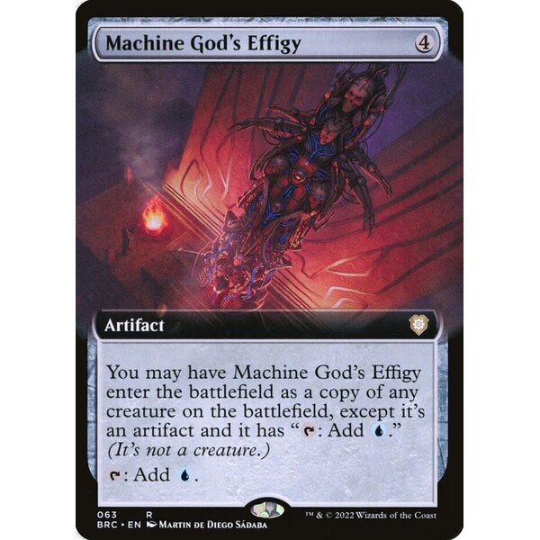 Magic: The Gathering Machine God's Effigy (Extended Art) (063) Lightly Played