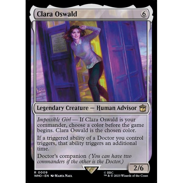 Magic: The Gathering Clara Oswald (009) Lightly Played Foil