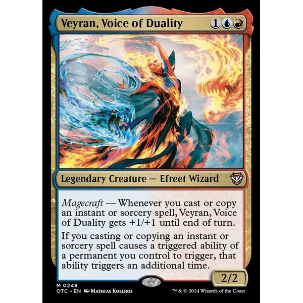Magic: The Gathering Veyran, Voice of Duality (248) Lightly Played