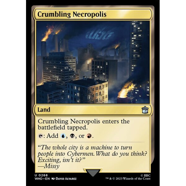 Magic: The Gathering Crumbling Necropolis (268) Lightly Played Foil