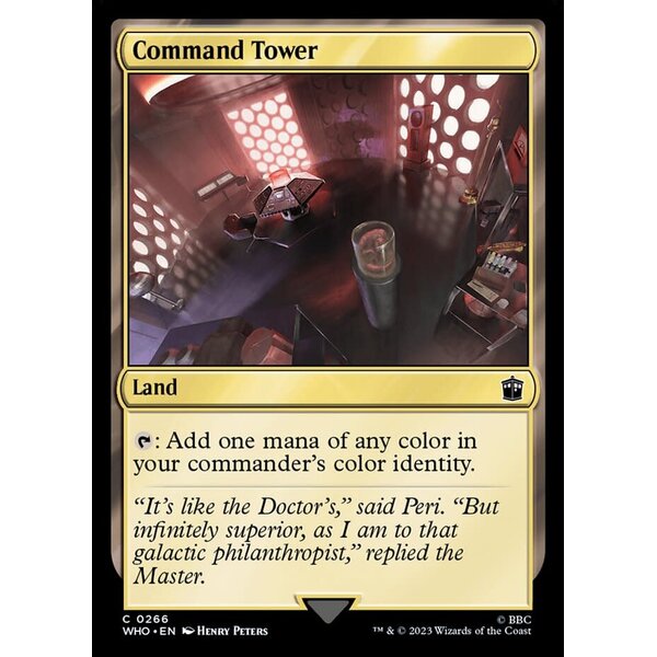 Magic: The Gathering Command Tower (266) Lightly Played Foil