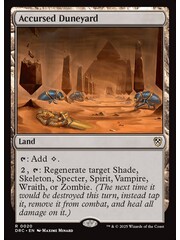 Magic: The Gathering Accursed Duneyard (020) Lightly Played