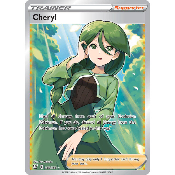Pokemon Cheryl (Full Art) (159) Lightly Played