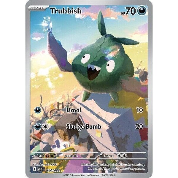 Pokemon Trubbish (140) Lightly Played