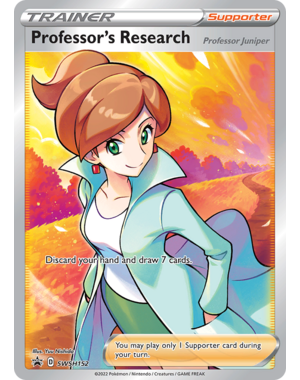 Pokemon Professor's Research (SWSH152) Lightly Played Holofoil