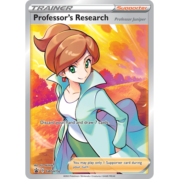 Pokemon Professor's Research (SWSH152) Lightly Played