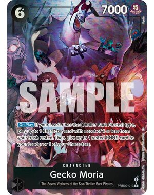 Bandai Gecko Moria (Alternate Art) (PRB02-013) Lightly Played