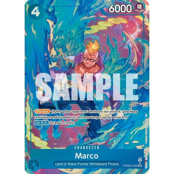 Bandai Marco (Alternate Art) (PRB02-008) Lightly Played