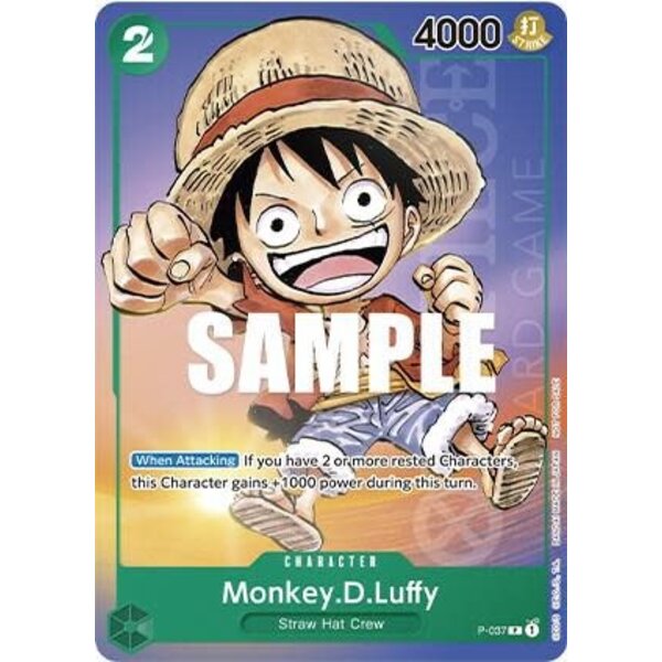 Bandai Monkey.D.Luffy (Anime Expo 2023) (P-037) Lightly Played