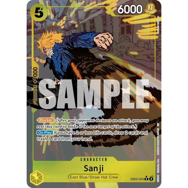 Bandai Sanji (Alternate Art) (EB02-054) Lightly Played