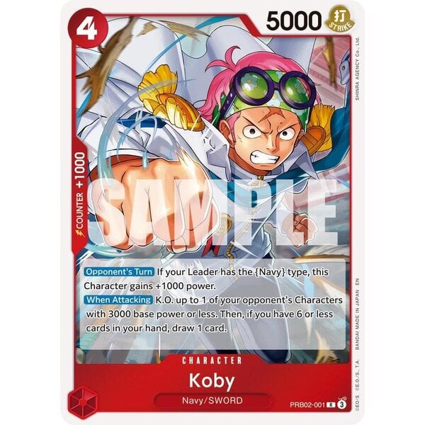 Bandai Koby (PRB02-001) Lightly Played