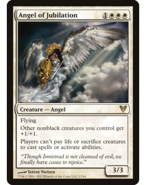 Magic: The Gathering Angel of Jubilation (002) Lightly Played