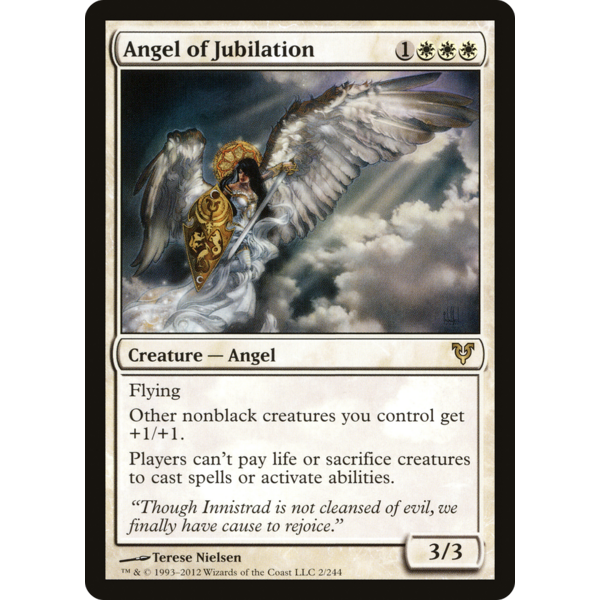 Magic: The Gathering Angel of Jubilation (002) Lightly Played