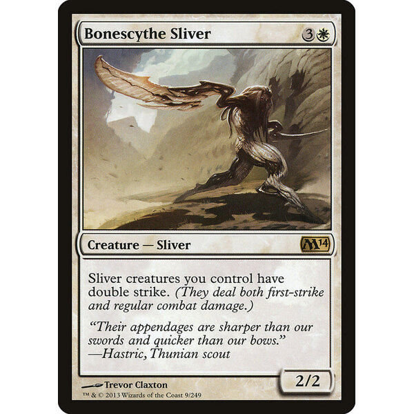 Magic: The Gathering Bonescythe Sliver (009) Lightly Played
