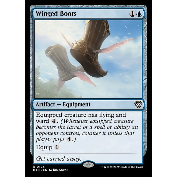 Magic: The Gathering Winged Boots (124) Lightly Played