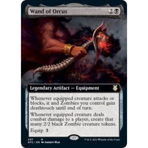 Magic: The Gathering Wand of Orcus (Extended Art) (297) Lightly Played