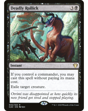 Magic: The Gathering Deadly Rollick (042) Lightly Played