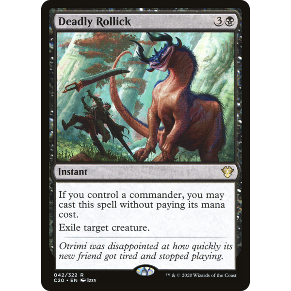 Magic: The Gathering Deadly Rollick (042) Lightly Played