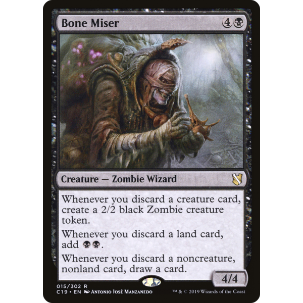 Magic: The Gathering Bone Miser (015) Lightly Played