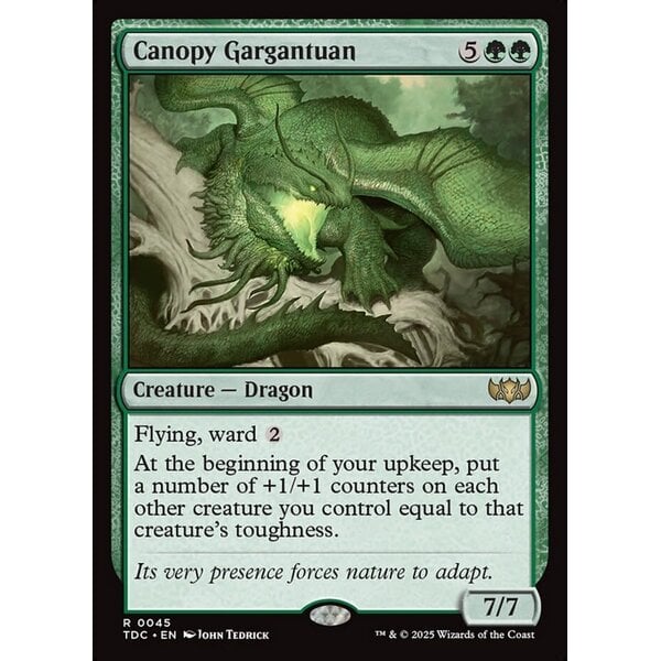 Magic: The Gathering Canopy Gargantuan (045) Lightly Played