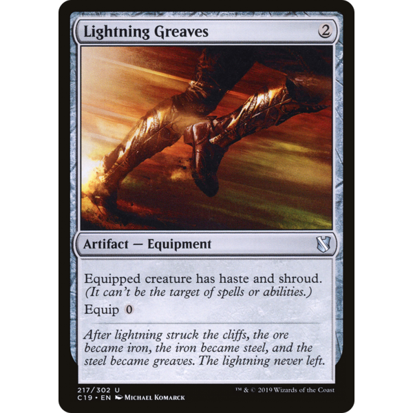 Magic: The Gathering Lightning Greaves (217) Lightly Played