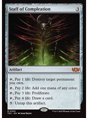 Magic: The Gathering Staff of Compleation (326) Lightly Played