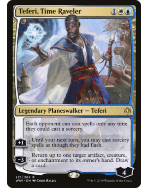 Magic: The Gathering Teferi, Time Raveler (221) Lightly Played