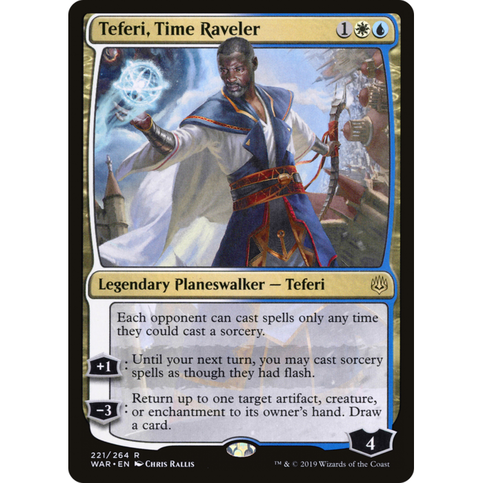 Magic: The Gathering Teferi, Time Raveler (221) Lightly Played
