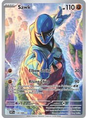 Pokemon Sawk (130) Lightly Played Holofoil