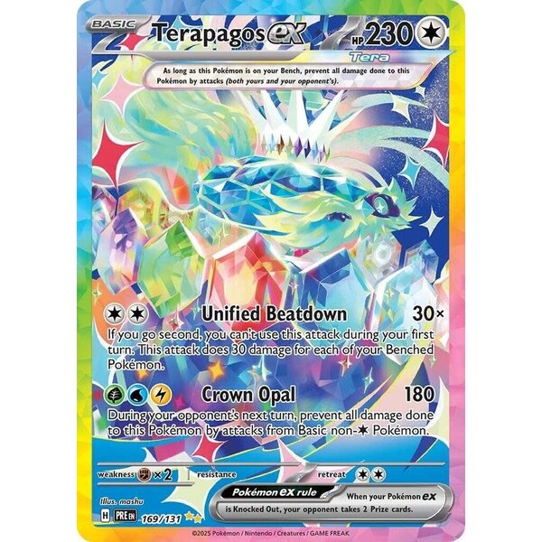 Pokemon Terapagos ex (169) Near Mint Holofoil