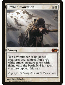 Magic: The Gathering Devout Invocation (016) Lightly Played