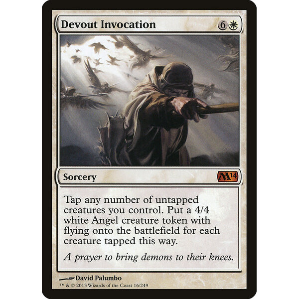Magic: The Gathering Devout Invocation (016) Lightly Played