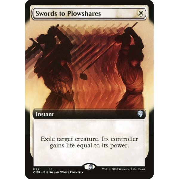 Magic: The Gathering Swords to Plowshares (Extended Art) (627) Lightly Played