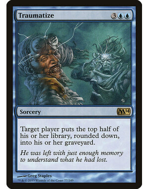 Magic: The Gathering Traumatize (077) Lightly Played